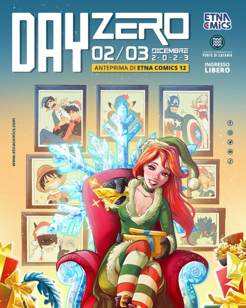 Day Zero di Etna Comics 2024: sabato 2 e domenica 3 dicembre alle Porte di Catania