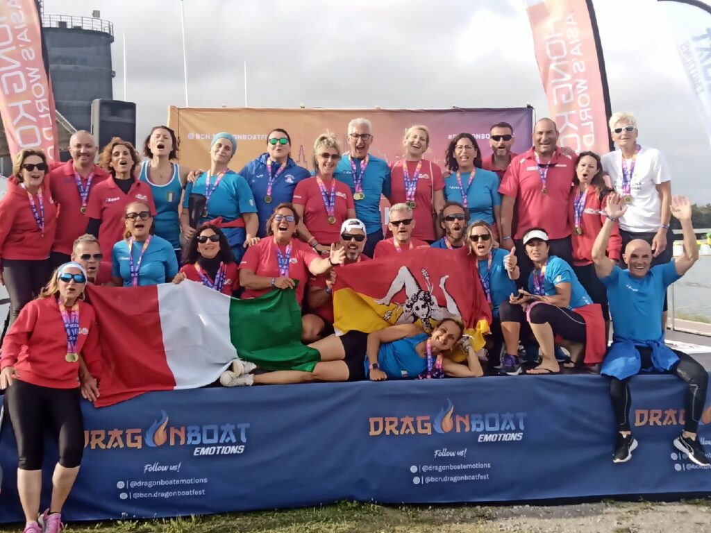 Dragon Boat, Festival Internazionale di Barcellona 2024: Catania conquista ben tre medaglie d’oro