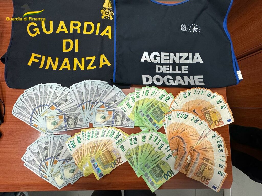 Intercettati due milioni di valuta non dichiarata presso l’aeroporto “G. Marconi” di Bologna – VIDEO