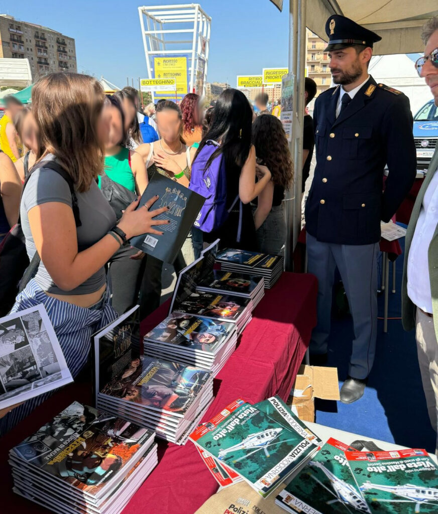 La Polizia di Stato di Catania presente a “Etna Comics” per promuovere Le avventure del Commissario Mascherpa