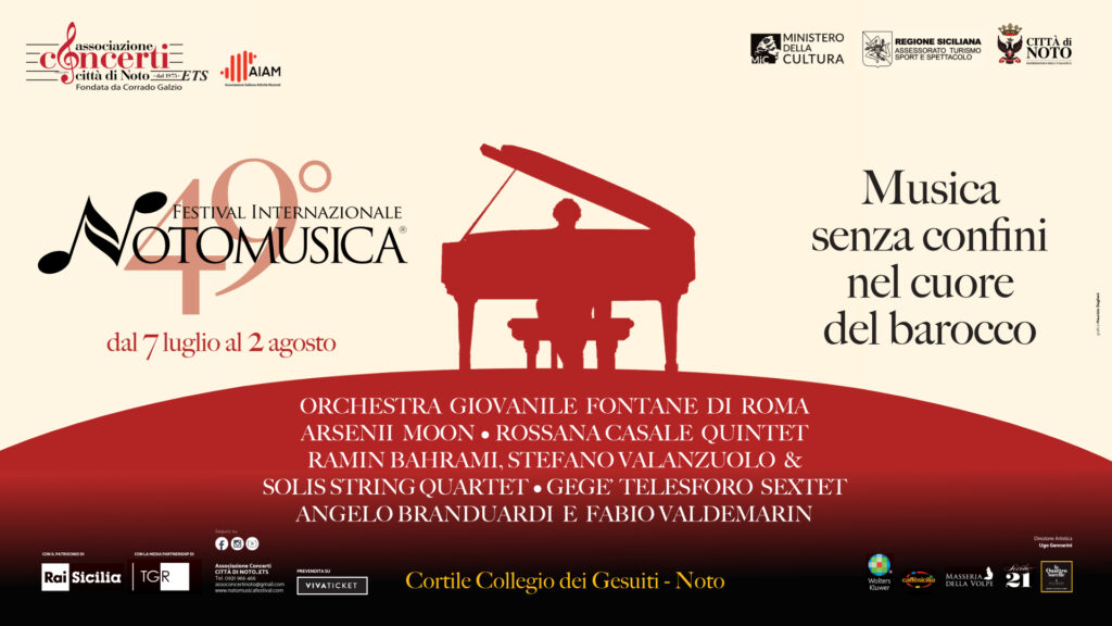 Torna il Festival Internazionale Notomusica: musica classica e jazz nel cuore del barocco