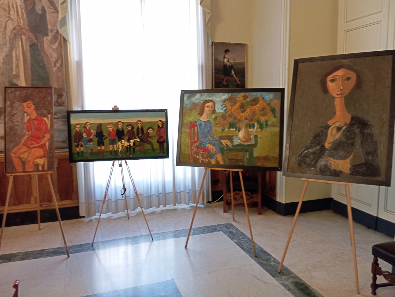 A Palazzo degli Elefanti di Catania quattro opere di Domingo Saglimbene donate alla città