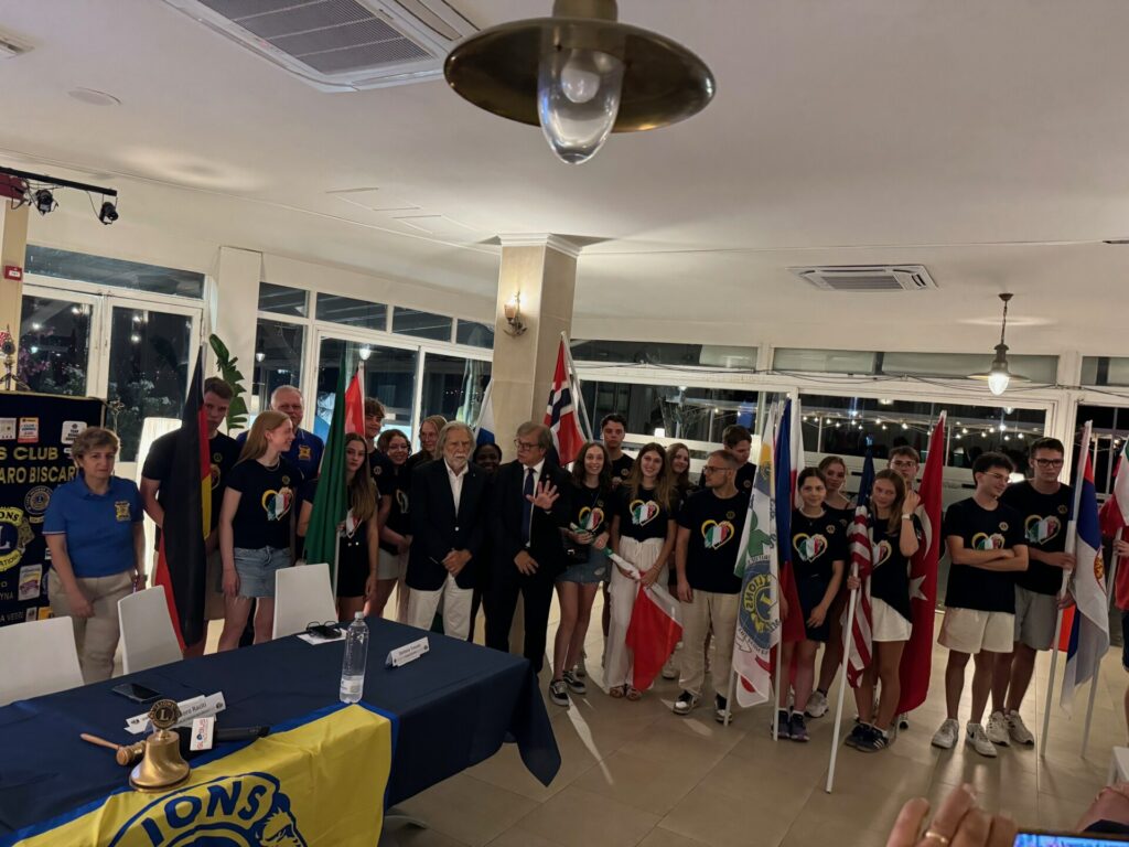 Lions Club Catania Faro Biscari: Alla “Festa delle bandiere” 2024 scambi giovanili di 14 nazioni